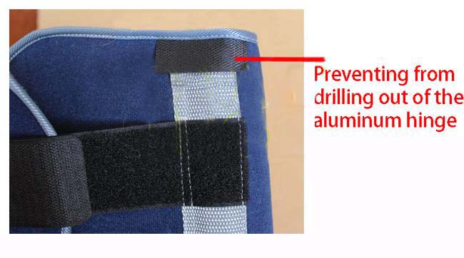 férula de rodilla de aluminio