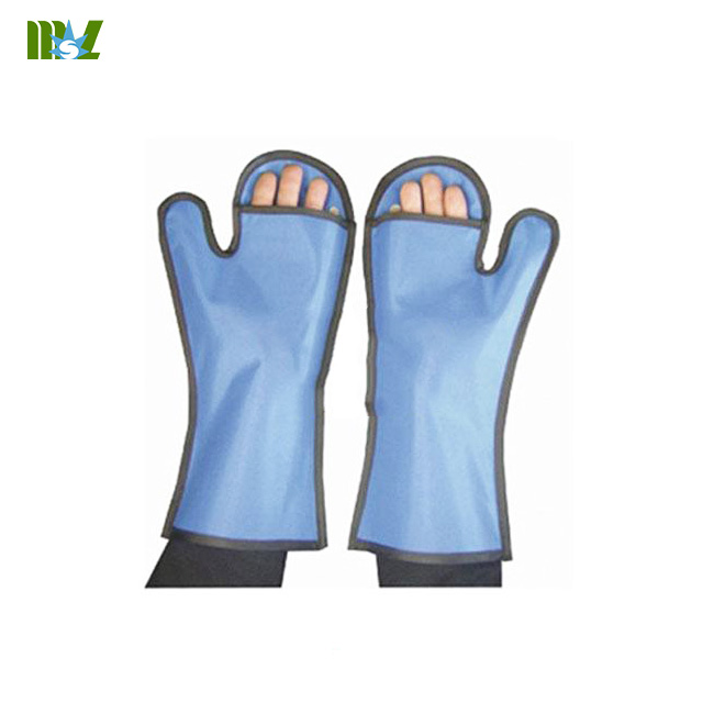 guantes de plomo