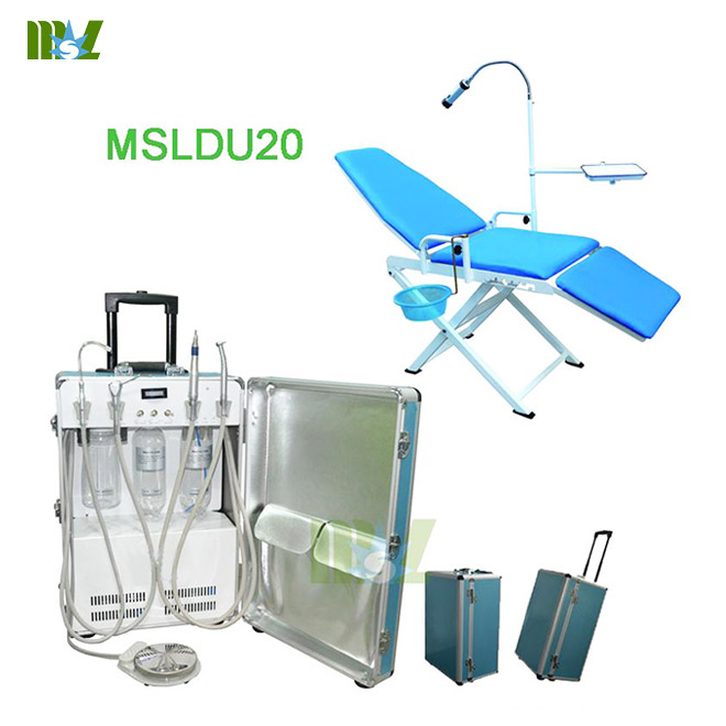 silla dental portátil plegable MSLDU20