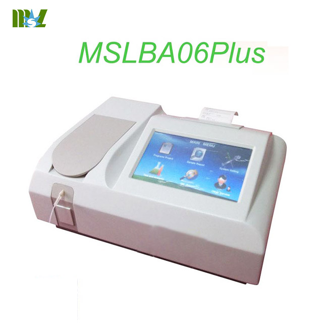 Analizador de química semiautomático MSLBA06Plus en venta
