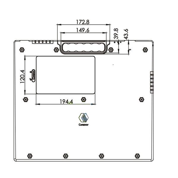 Detector de rayos X de panel plano inalámbrico MSL1500C
