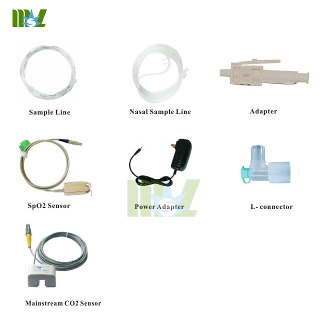cheap Handhold ETCO2 & SPO2 Monitor MSLMP05