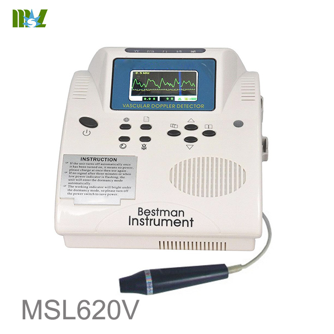  Doppler Vascular Bidireccional Portátil MSL620V