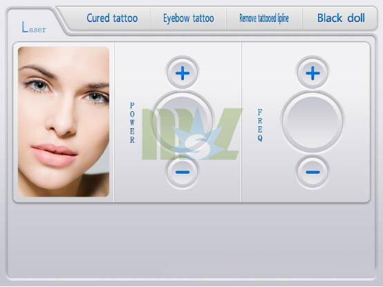 Nueva máquina única de eliminación de tatuajes láser Q-switch yag MSLYL01