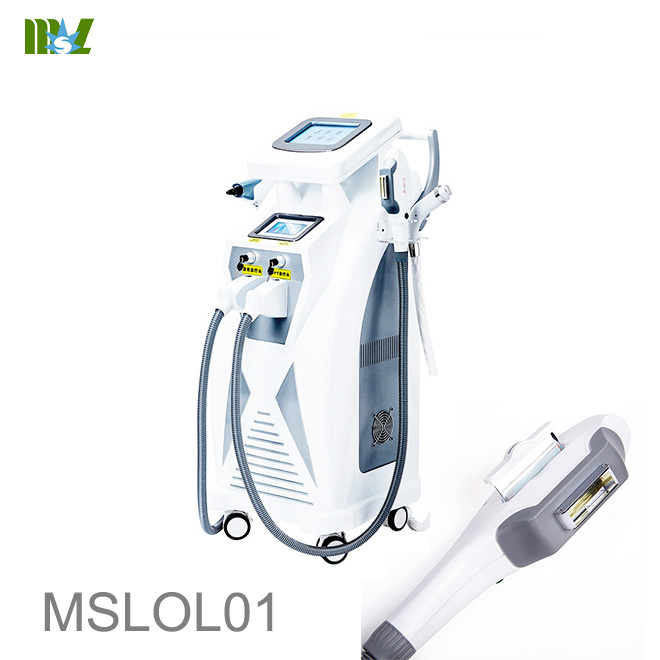 Nueva generación y calidad estable Máquina de depilación con luz pulsada OPT Elight ipl 4 en 1 MSLOL01 precio