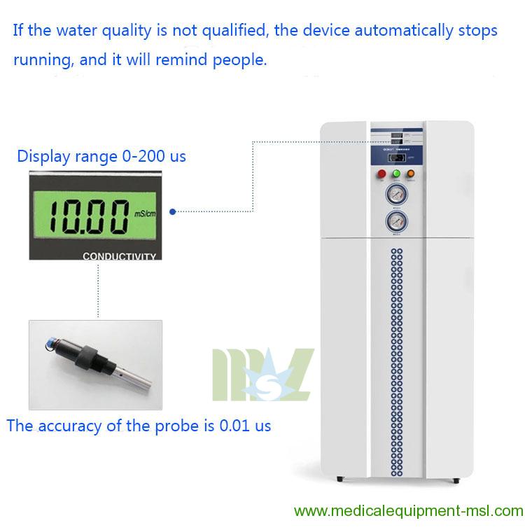 Máquina de agua ultra purificada portátil MSL100L