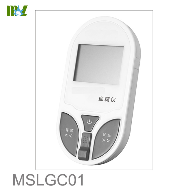 Medidores de glucosa dispositivo de prueba para diabéticos MSLGC01