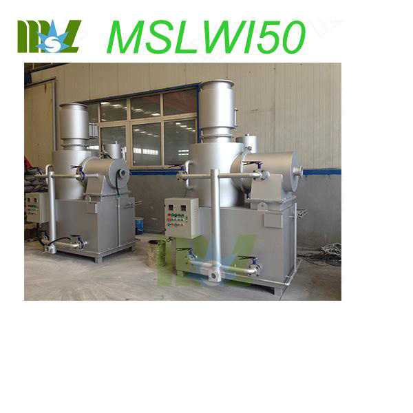 incinerador de desechos médicos hospitalarios MSLWI50