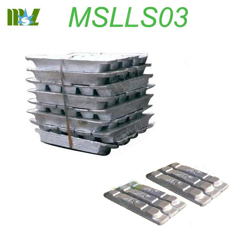 lingote de plomo MSLLS03