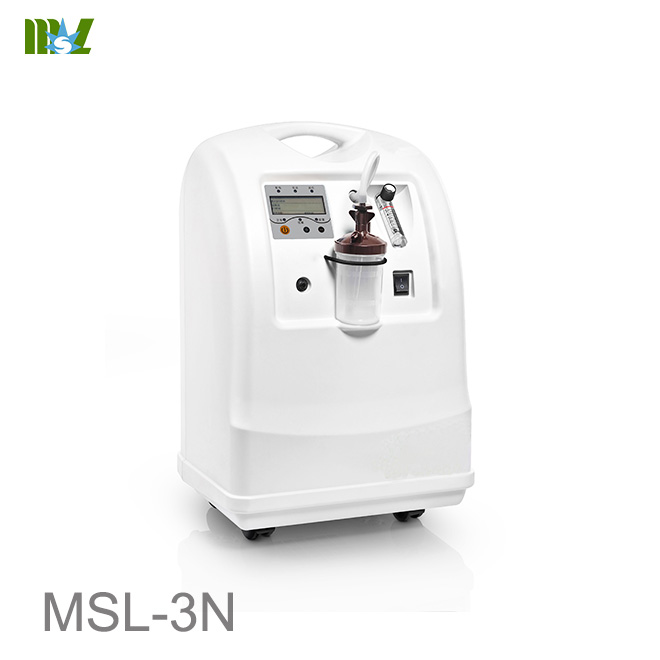 Oxygen concentrator machine with oxygen nebulization MSL-3N