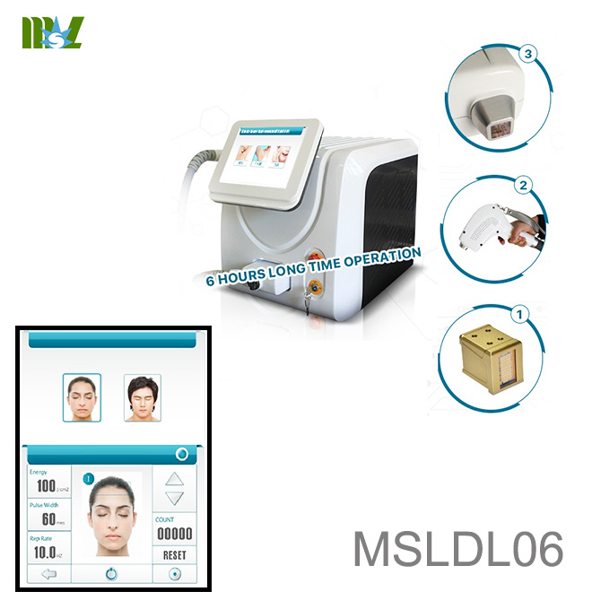 Máquina de depilación láser púbica MSLDL06
