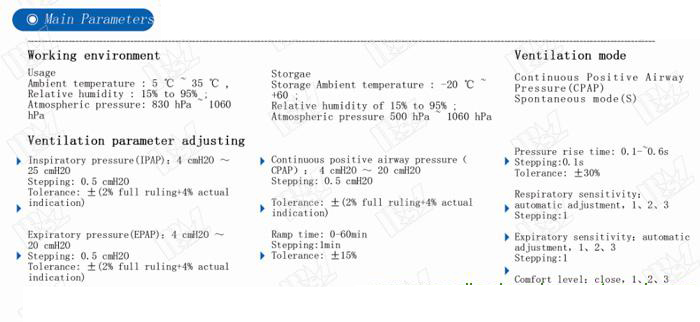 diferentes tipos de máquinas CPAP