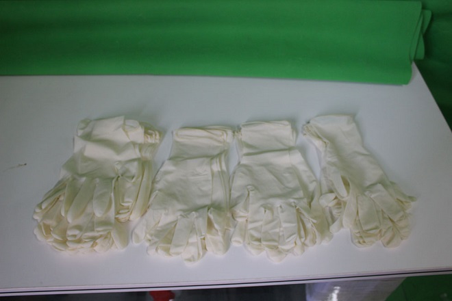 tamaños de guantes quirúrgicos
