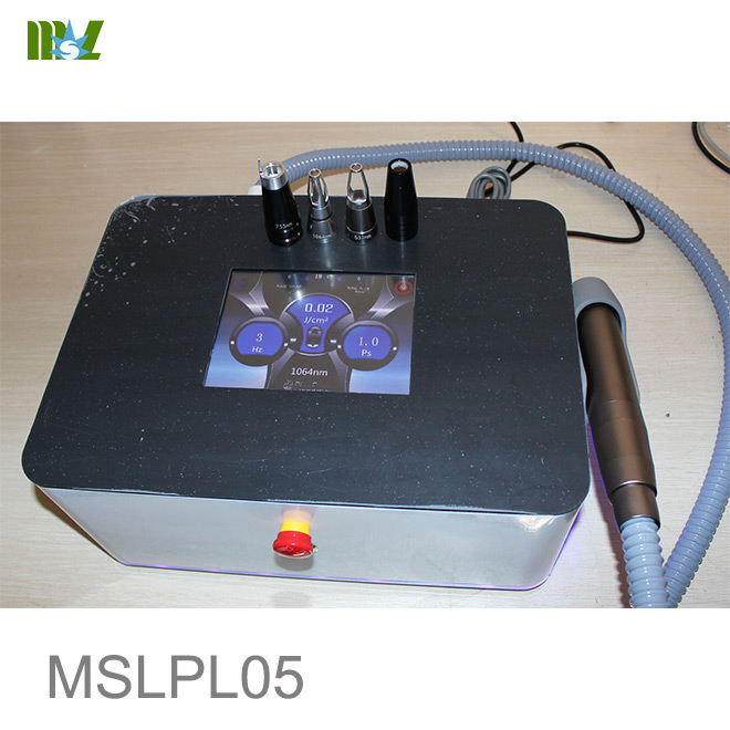 máquina láser para eliminación de tatuajes