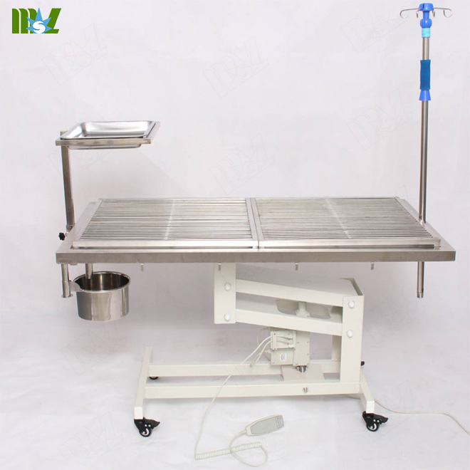 mesa de cirugía veterinaria