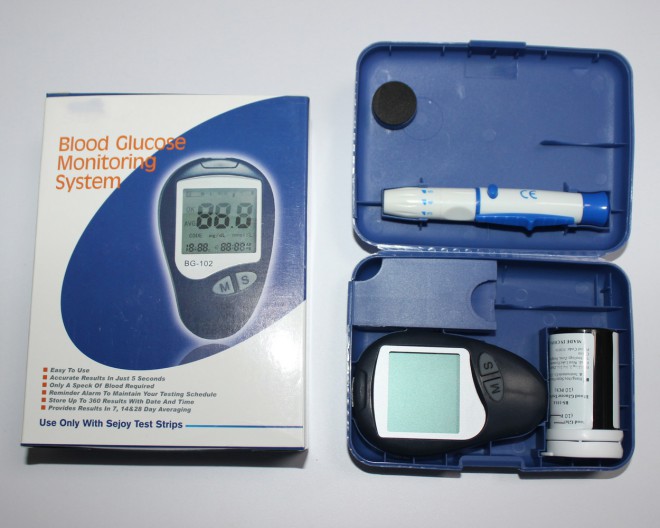 medidor de sangre para diabetes