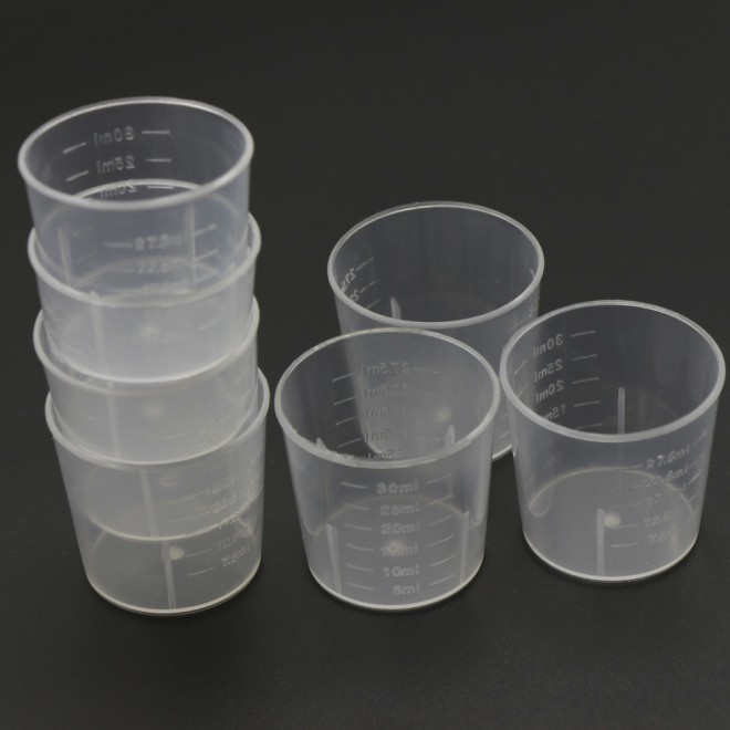 vasos de medicina desechables