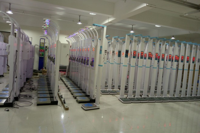máquina de pesaje de monedas