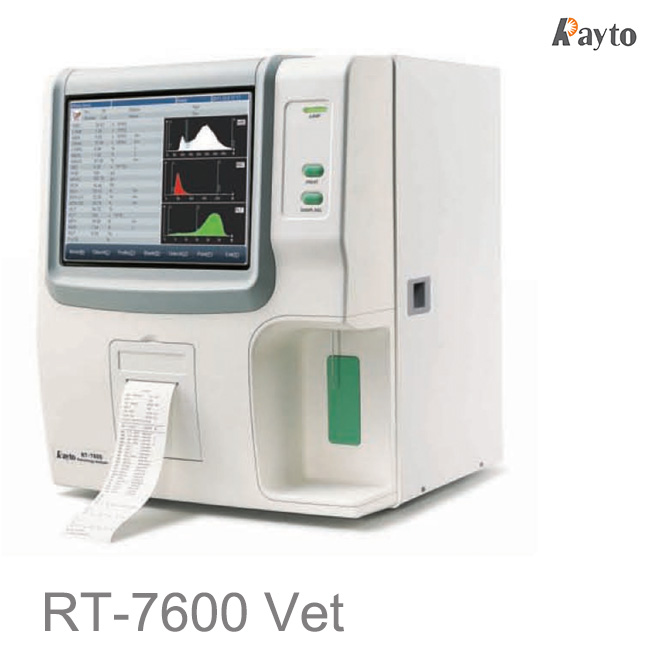 Rayto RT-7600 analizador de hematología automático veterinario