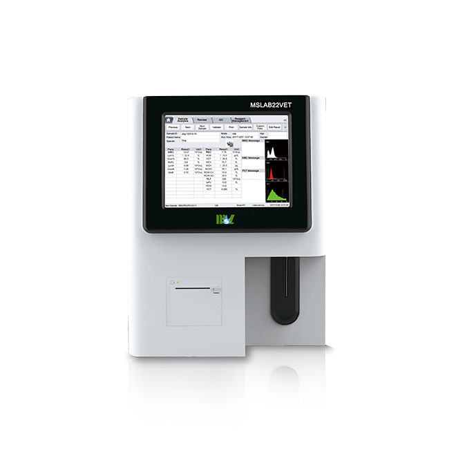 Analizador Hematológico Automático de 3 Partes para Veterinaria MSLAB22VET