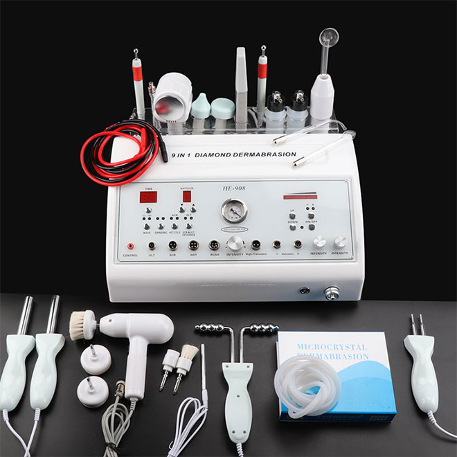 Máquina multifunción de 9 en 1 Skin Scrubber MSLDM12-3